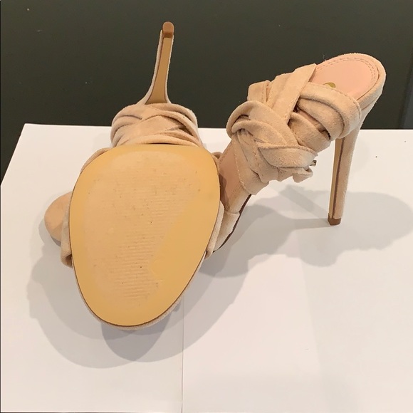 Velvet soft strappy heels! - Picture 3 of 3